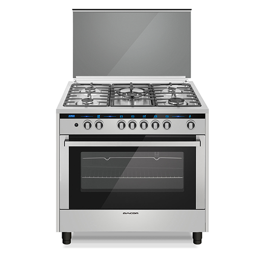 [GC60x90M7] Amcon 60x90 Free Standing 5 Burner Semi Professional Gas Cooker with LED with Oven